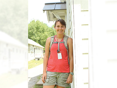 Tessa Janicke, a counselor at Pack Forest