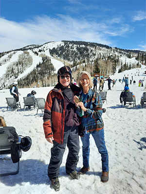 Brian Dowing and Nancy Mayer