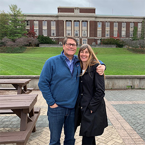 Steve Schaefer and Jodi Schaefer in Moon Patio