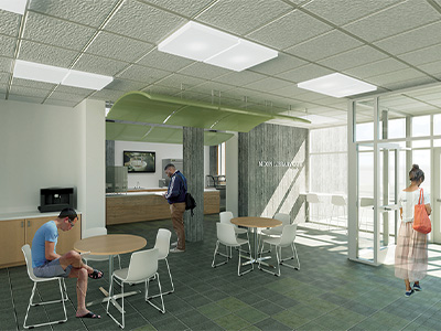 Rendering of Moon Cafe