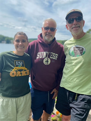 Edward McTiernan with Rachel Grumm and Mike Grumm