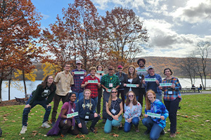 ESF alumni, students, and faculty at NYS outdoor education Association's annual conference